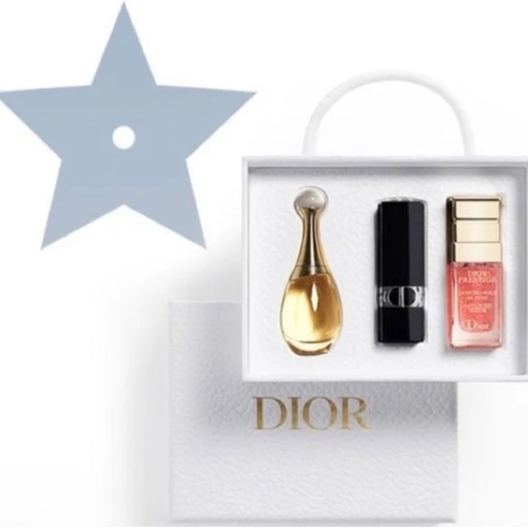 NWT Dior Travel Set Jadore Eau de Parfum Satin Lipstick Prestige Advanced Serum - Picture 2 of 10
